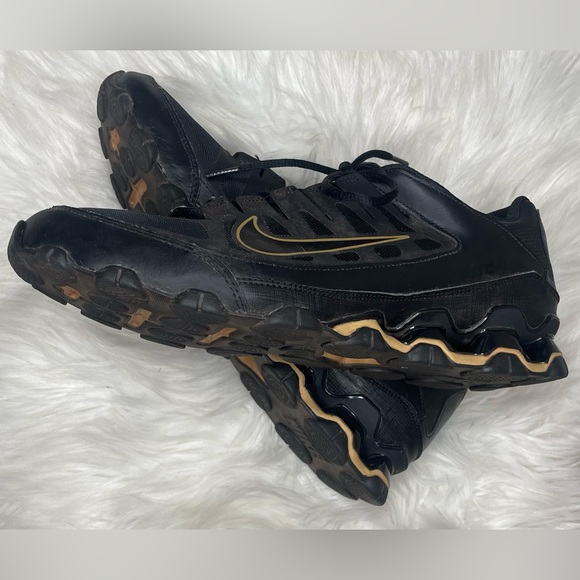 Nike Training Reax 8 TR Black Metallic Gold Mens Shoes Size 11.5 - Picture 12 of 14